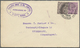 Br Indien - Used Abroad: 1925 BURMA: Forwarded Cover From Bassein To Copenhagen, Denmark Franked With India KGV. 2a. And - Autres & Non Classés