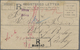 GA Indien - Used Abroad: IRAQ 1892: Indian QV Postal Stationery Registered Envelope 2a. Blue, Uprated ½a. Pair, Sent Fro - Autres & Non Classés