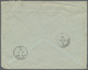 Br Indien - Used Abroad: IRAQ, 1907. Envelope Addressed To Leeds Bearing Lndia SG 122, ½a Green And SG 123, 1a Carmine ( - Autres & Non Classés