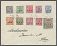 Br/* Indien - Feldpost: I.E.F. 1914-22: Complete Set Plus Shades (15 V) Very Fine Mint, And Full Set (10 V) On Cover, Li - Franchise Militaire