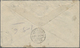 Br Indien - Feldpost: 1943. Registered Air Mail Envelope (small Stains) Headed 'Fighting France/Calcutta Committee/5 Gar - Military Service Stamp