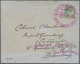 Br Indien - Flugpost: 1911 First Aerial Post Cover To Bombay, Redirected To Jubbelpore, Franked KEVII. ½a. Tied By The S - Airmail