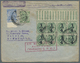 Br Indien - Flugpost: 1927. Envelope (corner Faults, Toned) Headed 'via Air Mail Service Basra-Cairo' Addressed To Londo - Airmail