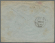 Br Indien - Flugpost: 1927. Envelope (corner Faults, Toned) Headed 'via Air Mail Service Basra-Cairo' Addressed To Londo - Poste Aérienne