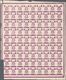 ** Indien - Feudalstaaten: BHOPAL-Official 1944-49: 1a. Purple Complete Sheet Of 81 (9x9), Mint Never Hinged, Partially - Other & Unclassified