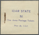 (*) Indien - Feudalstaaten: IDAR 1944: Three Complete Booklets Containing 32 Stamps Of 1a. Violet, 2a. Blue And 4a. Verm - Other & Unclassified