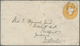 GA Indien - Feudalstaaten: JAMMU & KASHMIR, 1885. Indian Postal Stationery Envelope 'Four Annas Six Pies' Yellow Cancell - Autres & Non Classés