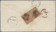 GA Indien - Feudalstaaten: JAMMU & KASHMIR, 1885. Indian Postal Stationery Envelope 'Four Annas Six Pies' Yellow Cancell - Autres & Non Classés