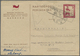 GA Indonesien - Vorläufer: 1946/47, Three Different Stationery Cards: 5 S. "Peneak" Large Size (crease), 10 S. Brown And - Indonésie