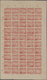 (*) Indonesien - Vorläufer: 1949, Revolution Period In Java, 100 Sen Red And 150 Sen Red Perforated, Complete Sheets Of - Indonésie