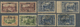 Irak: 1918-20 Group Of Eight Stamps: 1918 Postage Stamps 12a. On 5pi., 1r. On 10pi. And 10r. On 100pi. Used, 10r. On 100 - Iraq