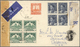 Br Irak: 1944, Two Censored And Registered Air Mail Covers Bearing Different Values Of "CHILDRENS WELFARE ASSOCIATION" O - Iraq