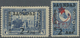 * Irak - Britische Besetzung Von Bagdad: 1917, Two Turkish Definitives 1pia. Mosque And 1pia. Star And Crescent Both Wit - Autres & Non Classés