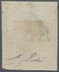 (*) Iran: 1870, Baqeri Issue 1 Sh. Black Maroon Type II On Thick Paper, Mint No Gum, Full Margins On Two Sides, Touched - Iran