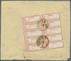 Br Iran: 1905 (ca.). Registered Envelope (some Tears And Other Faults) Addressed To Tehran Bearing On Reverse Persia Reg - Iran