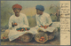 Br Iran: PERSIA, 1906. Registered Picture Post Card Of 'Fruit Sellers' Addressed To Belgium Bearing Lndia SG 123, 1a Car - Iran