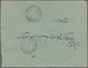 Br Iran: 1915. Envelope (small Faults) Addressed To Yezd Bearing Yvert 305, 5ch Carmine And Yvert 356, 1ch On 5ch Carmin - Iran