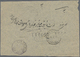 Br Iran: 1915. Envelope (small Faults) Addressed To Yezd Bearing Yvert 305, 5ch Carmine And Yvert 354, 1ch On 13ch Viole - Iran
