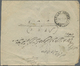 Br Iran: 1918, "DALAKI" All Farsi Cancellation On Pair And Single 2 Ch. Rose Brown On Reverse Of Cover To Chiraz With Ar - Iran