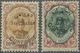 * Iran: 1923, 10 Ch. On 20 K. And 1 Kr. On 30 K. With Controle 1922 Overprints, Mint Hinged, Fine Pair, Scott Catalogue - Iran