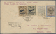Br Iran: 1929. Air Mail Envelope Addressed To Karachi, India Endorsed 'By Air Mail. Par Avion/First Flight To Karachi' B - Iran