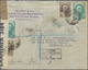 Br Iran: 1941. Registered Envelope Addressed To London Bearing Persia Yvert 641, 50d Brown (2) And Yvert 644, 1r Turquoi - Iran