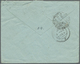 Br Iran: 1942, 10 R. Dark Brown And Ultramarine On Air Mail Cover From Abadan To India With Censor And Arrival Mark, Fin - Iran