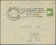 Br Israel: 1948, March/29, NAHARIYA LOCAL CANCEL On Front And Back Of Cover To Haifa, Some Toned Spots And Border Crease - Other & Unclassified