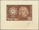 (*) Israel: 1955, Albert Einstein 350 Pr., Original Artist Essay, Design Depicts Final Portrait With Brown Painting, Siz - Autres & Non Classés