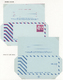 GA Israel: 1974 AEROGRAMMES: Three Different Letter Sheets All With One COLOUR MISSING, With 1) £0.70 BLUE MISSING, 2) £ - Other & Unclassified