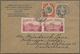 Delcampe - GA/Br Japan: 1888/1915, Ppc (2), Uprated Stationery (1), Cover (1) All To Germany. Inc. New Koban 4 S. Tied "TOKIO 2 SEP - Autres & Non Classés