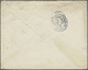 Br Japan: 1894. Envelope Addressed To France Bearing &lsquo;Silver Wedding' SG 127, 5s Blue (pair) Tied By Oita-Bungo Ve - Other & Unclassified