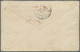 Br Japan: 1895. Envelope Addressed To France Bearing 'Silver Wedding' SG 127, 5s Blue (pair) Tied By Oita-Bungo Vernacul - Other & Unclassified