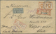 Br Japan: 1898. Registered Envelope Addressed To Chile Bearing 'Koban' SG 120, 10s Brown (pair) Tied By Yokohama Date St - Other & Unclassified