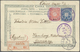 Br Japanische Post In China: 1901. Registered Multi-view Picture Post Card (light Corner Bends) Of Tientsin Addressed To - 1943-45 Shanghai & Nankin