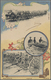 Br Japanische Post In China: 1904. Picture Post Card Of 'Russe/Japan War' Addressed To Peking Bearing Yvert 7, 4s Rosine - 1943-45 Shanghai & Nankin