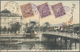 Br Japanische Post In China: 1908. Picture Post Card Of 'Yodoya-Bashi, Osaka' Addressed To The '16th Colonial Regiment, - 1943-45 Shanghai & Nankin