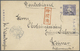 GA Japanische Post In China: 1916, Three Postal Stationery Cards From A German Civilian Canc. "Tsingtau F.P.O." To Weima - 1943-45 Shanghai & Nanjing