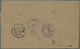 Br Japanische Post In China: 1945. Registered Air Mail Express Envelope Addressed To Toledo Bearing Japanese Occupation - 1943-45 Shanghai & Nankin