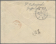 Br Japanische Post In Korea: 1888, Forerunner New Koban 10 S. Tied "GENSAN 21 FEB 98 I.J.P.O." To Small Cover To Germany - Franchise Militaire
