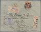 Br Japanische Post In Korea: 1899, Chrysanthemum 20 S. Tied Clear Korea Type "Saedaemun 42.7.17" (July 17, 1909) To Smal - Military Service Stamps