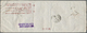 Br Japanische Post In Korea: 1937, Showa White Paper 50 S. (pair) And 6 S. (pair) Tied "KEIZYO 27.6.39" To Insured Money - Military Service Stamps