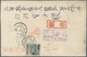 Br Japanische Besetzung  WK II - China - Nordchina / North China: 1941. Air Mail Envelope (small Faults) To Luwu Bearing - 1941-45 Chine Du Nord