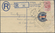 GA Japanische Besetzung  WK II - Malaya: General Issues, Used In Malacca, 1944, Johore Registration Envelope (seal Remov - Malaysia (1964-...)