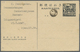 GA Japanische Besetzung  WK II - NL-Indien / Sumatra / Dutch East Indies: 1942, 3 1/2 C. "Dai Nippon" Cards (2) With Sea - Indonésie