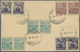 GA Japanische Besetzung  WK II - NL-Indien / Sumatra / Dutch East Indies: 1942, 3 1/2 C. "Dai Nippon" Cards (2) With Sea - Indonésie