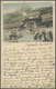 GA Japan - Ganzsachen: 1892, UPU Card 2 S. Thick Paper Uprated UPU Koban 2 S. Canc. Two Strikes "HONG KONG C MAR 14 00" - Postcards