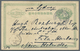 GA Japan - Ganzsachen: 1893. Japanese Postal Stationery Card 3s Green Cancelled By Yokohama-Japan/Meiji Double Ring Addr - Cartes Postales