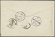 GA Japan - Ganzsachen: 1918. Registered Japanese Postal Stationery Folded Letter Card 3s Carmine Upgraded With SG 160, 3 - Postcards