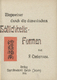 Lagerpost Tsingtau: Bando, 1919, A. Tietensee, "Wegweiser Durch Die Chinesischen Höflichkeitsformen", Gedruckt In Der La - Chine (bureaux)